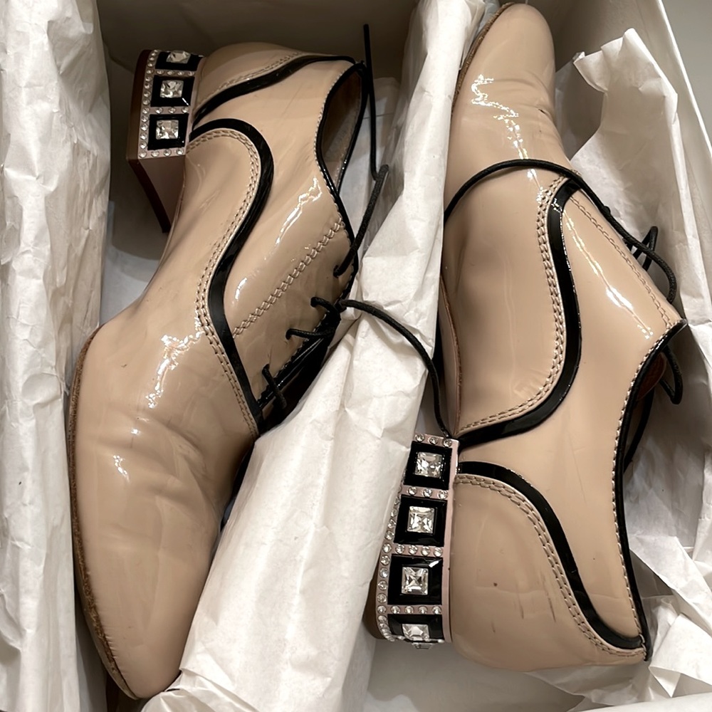 Miu Miu Patent Leather Oxfords